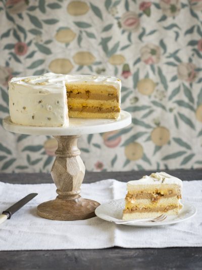 Caramel Passion Gateau: A decadent dessert indulgence, combining caramel and passion fruit flavors for a delightful treat