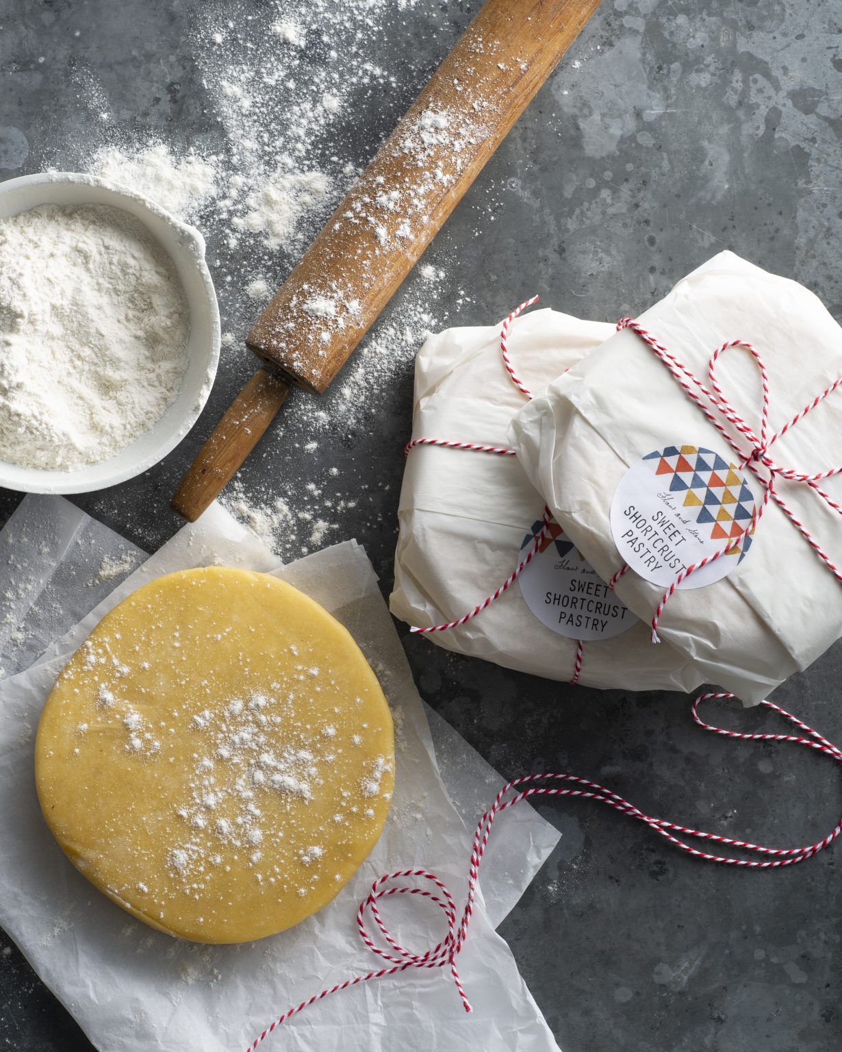 Sweet shortcrust pastry: Flaky, buttery, perfect for desserts